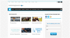 Desktop Screenshot of bestbettingsystemreviews.com